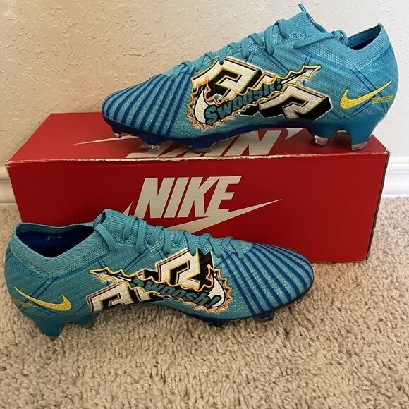 Nike Mercurial Zoom Vapor 15 Elite KM FG Kylian Mbappe Mens Size 6.5 DR9996-400